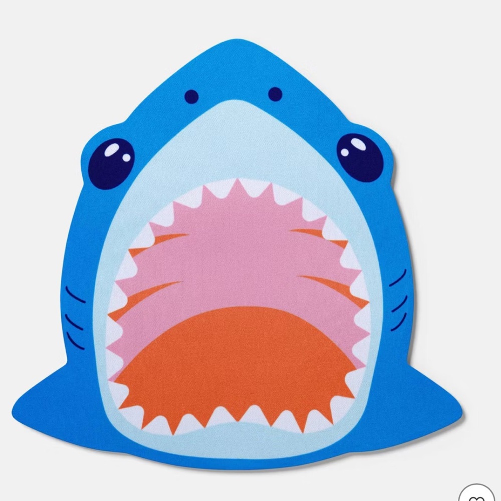 One HeyDay novelty mouse pad NEW choice of heart, butterfly, shark, strawberry - Picture 8 of 9